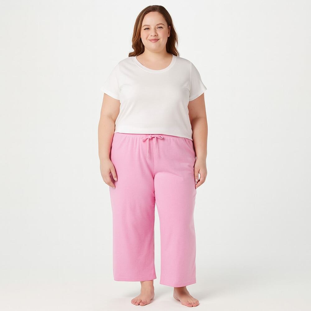 Candace Cameron Bure Petite Wide Leg Pants - Plum Berry, Petite 1X (NWOT)